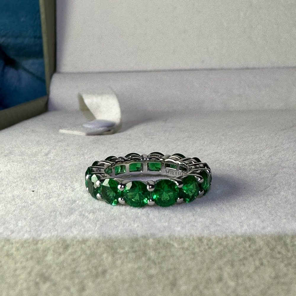 Emerald Eternity Ring - image 1